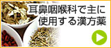 耳鼻咽喉科で主に使用する漢方薬
